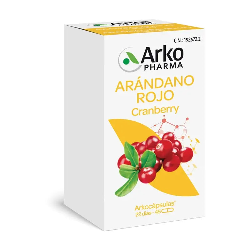 Arkopharma Arkocápsulas Cranberry, 45 capsule