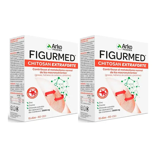 Arkopharma Figurmed Chitosan EXtra Forte 500mg, 2X60 Capsule
