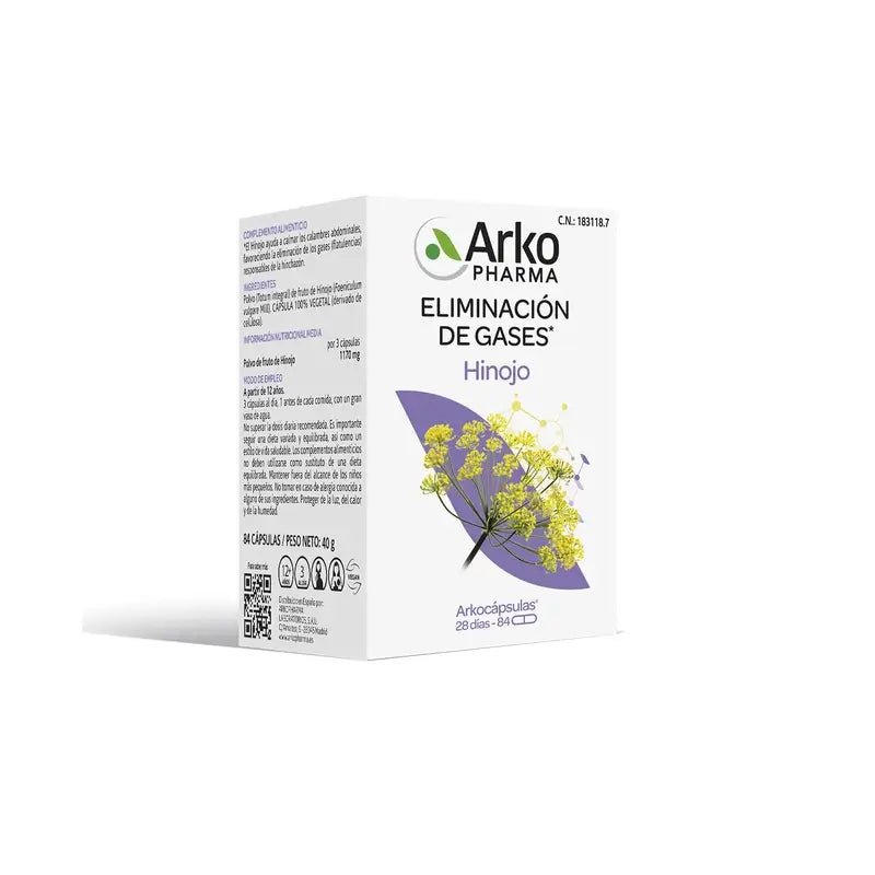 Arkopharma Arkocápsulas Finocchio, 84 Capsule