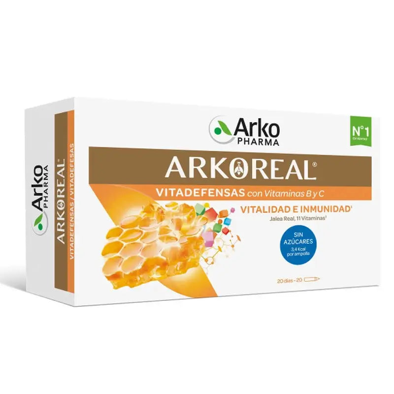 Arkopharma Arkoreal Pappa Reale Vitadefensas, 20 fiale