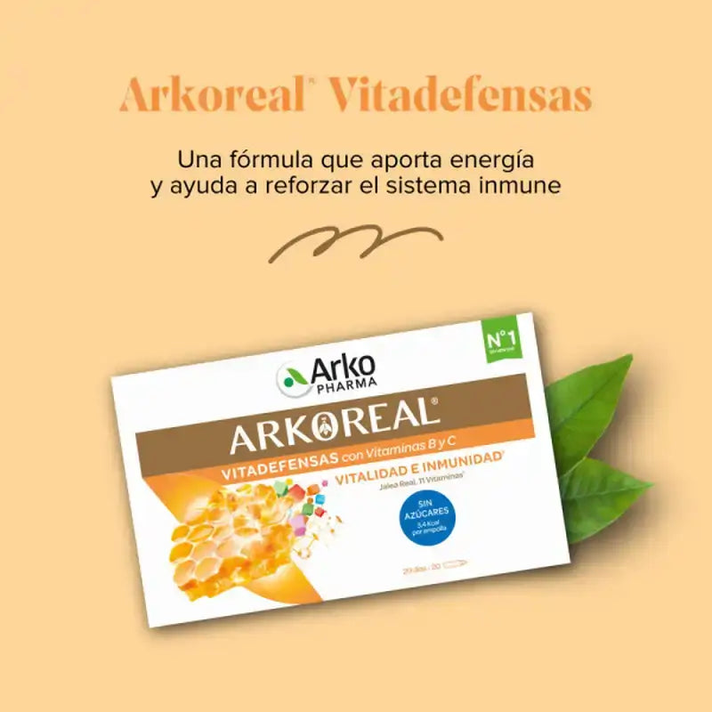 Arkopharma Arkoreal Pappa Reale Vitadefensas, 20 fiale