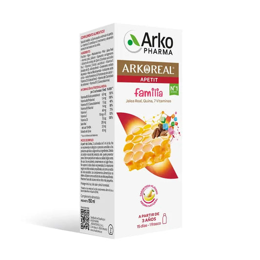 Arkopharma Arkoreal Pappa Reale Apetit Junior Sciroppo, 150 ml