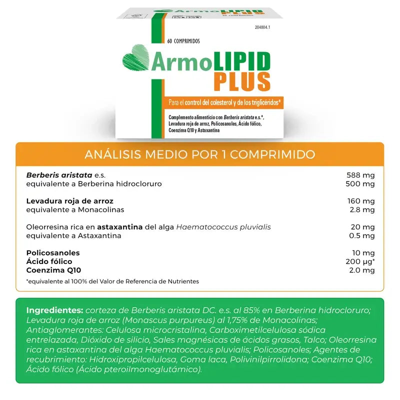 Armolipid Plus Colesterolo, 3 x 60 compresse