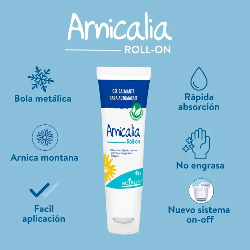 Arnicalia Roll-On Lenitivo con Effetto Rinfrescante, 45 g