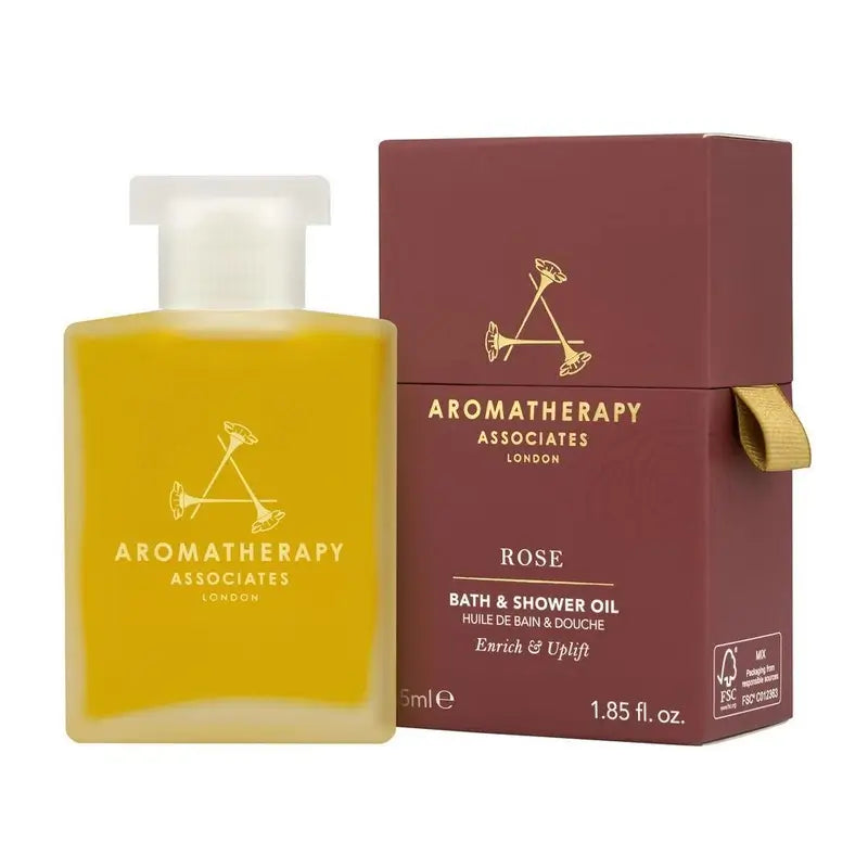 Aromatherapy Associates Olio per bagno e doccia alla rosa, 55 ml