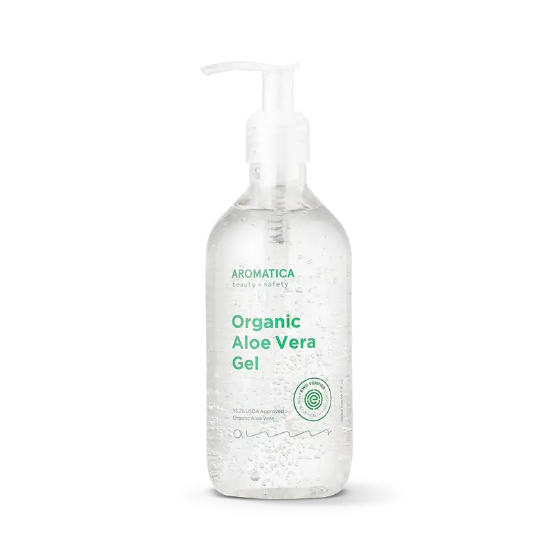 Aromatica 95% Gel di Aloe Vera Biologico, 300 ml