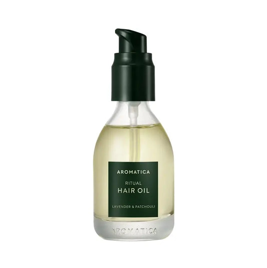 Aromatica Olio per capelli rituale alla lavanda e al patchouli, 50 ml