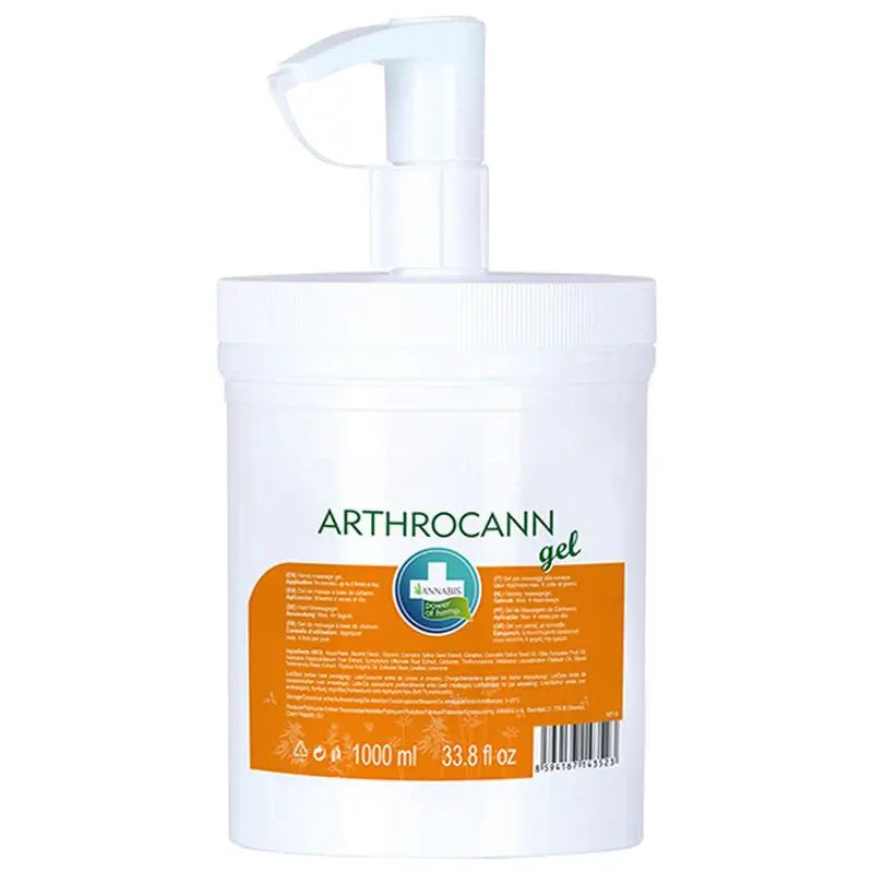 Arthrocann Gel 1L - Natural Hemp Relief & Massage Gel, 1000 ml