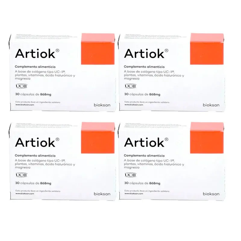 Artiok, confezione 4 x 30 capsule