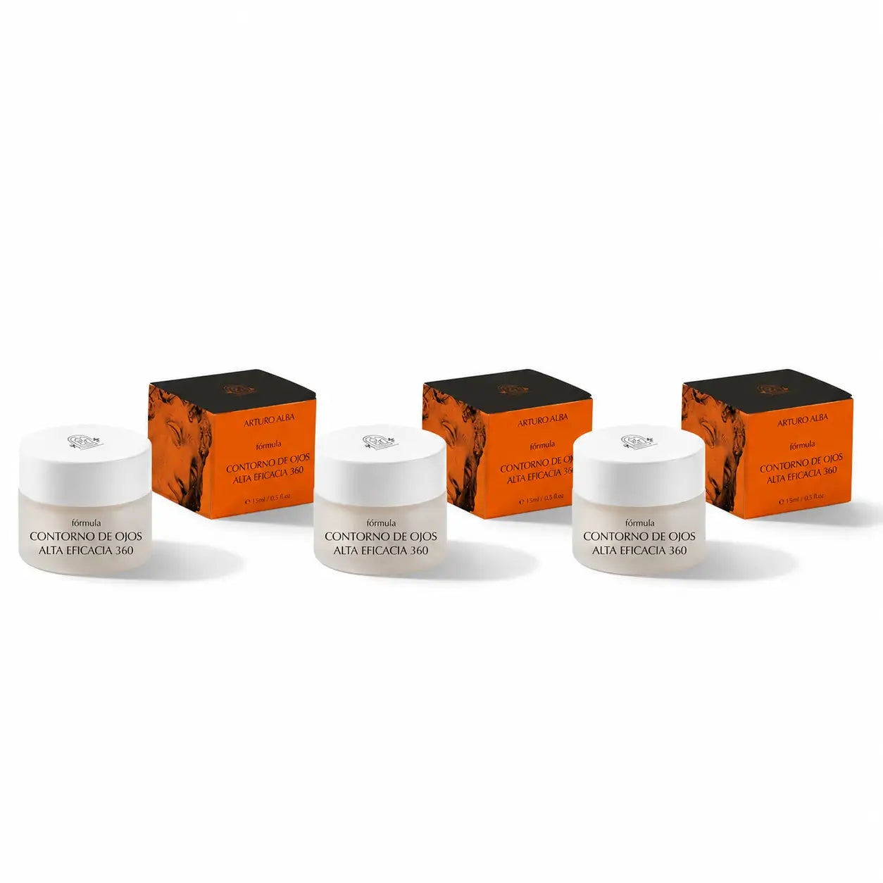 Arturo Alba Contorno occhi Alta efficacia 360, 15 ml, confezione da 3