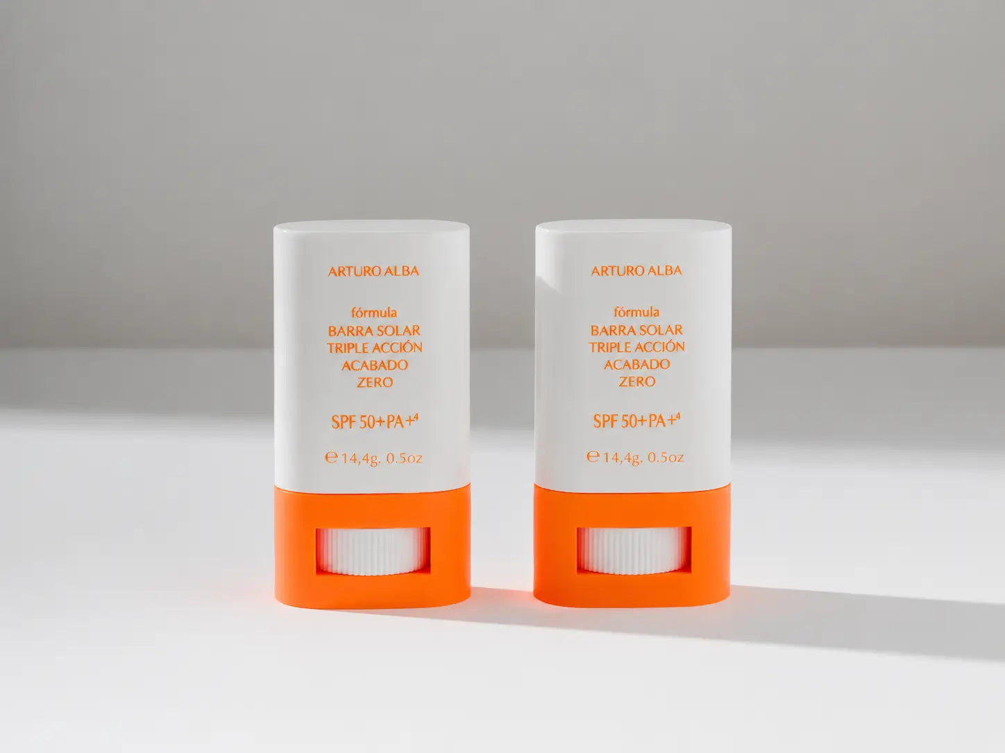 Arturo Alba Formula Tripla Azione Rossetto Finish Zero 50+Spf 14, 4G , confezione 2