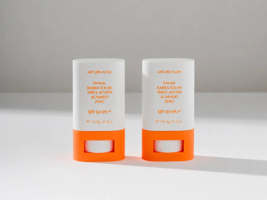 Arturo Alba Formula Tripla Azione Rossetto Finish Zero 50+Spf 14, 4G , confezione 2