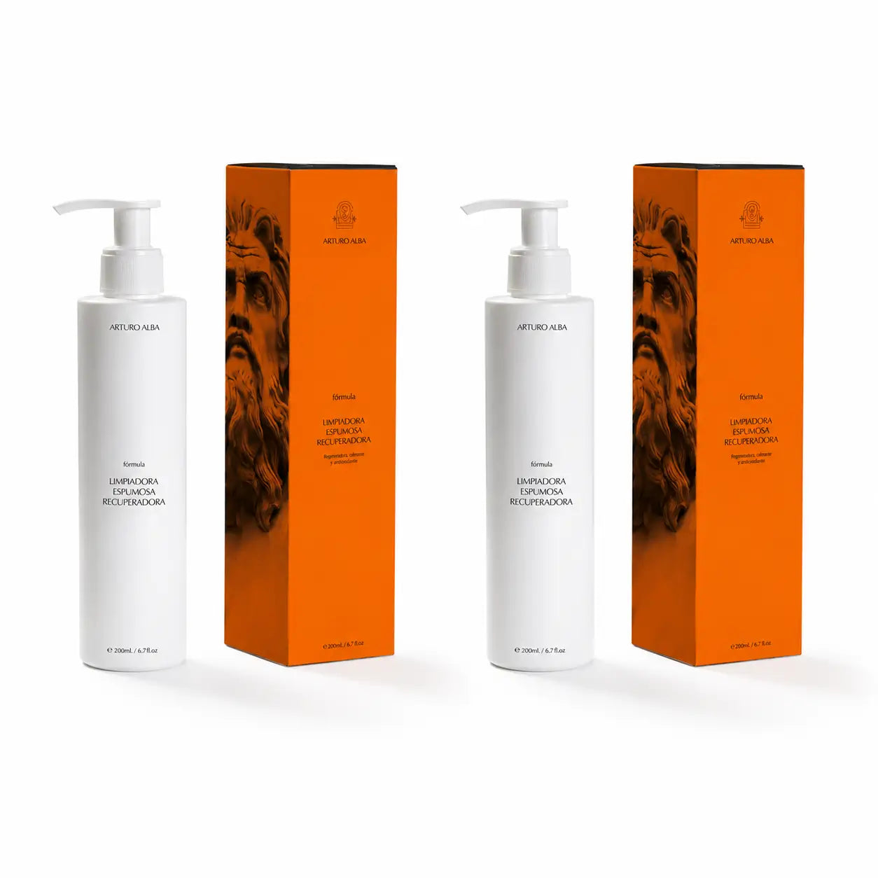 Arturo Alba Formula detergente schiumogena rigenerante 200 ml, confezione da 2