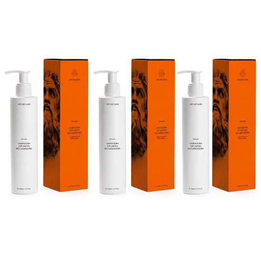 Arturo Alba Formula detergente schiumogena rigenerante 200 ml, confezione da 3