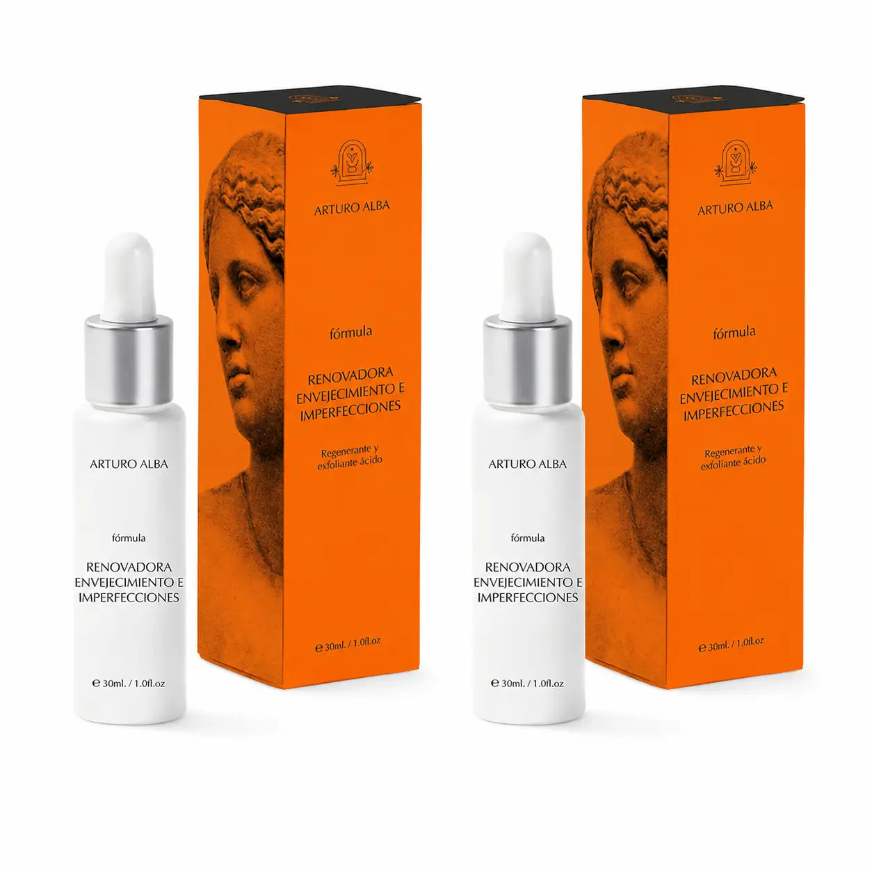 Arturo Alba Formula Rinnovante contro l'invecchiamento e le imperfezioni 30 ml, confezione da 2