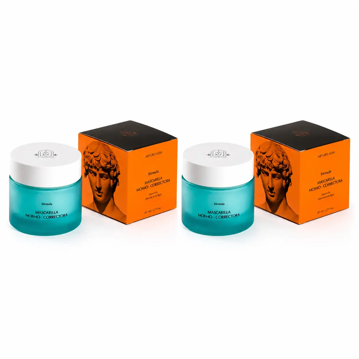 Arturo Alba Maschera correttiva, 50 ml, confezione da 2