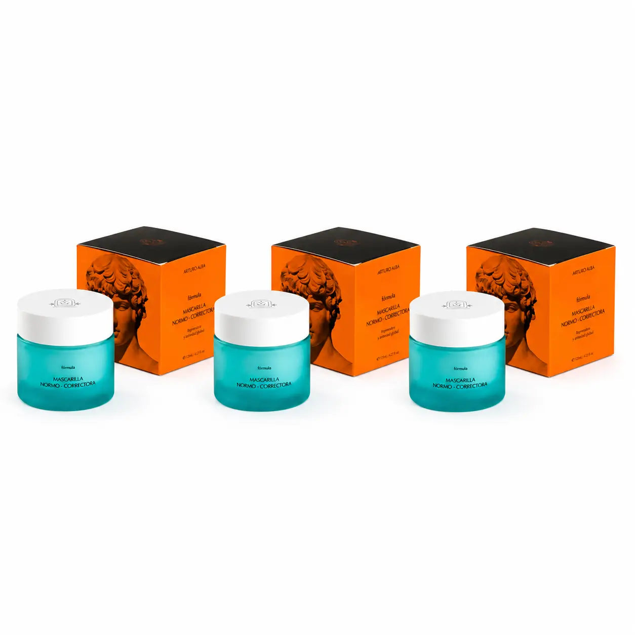Arturo Alba Maschera correttiva, 50 ml, confezione da 3