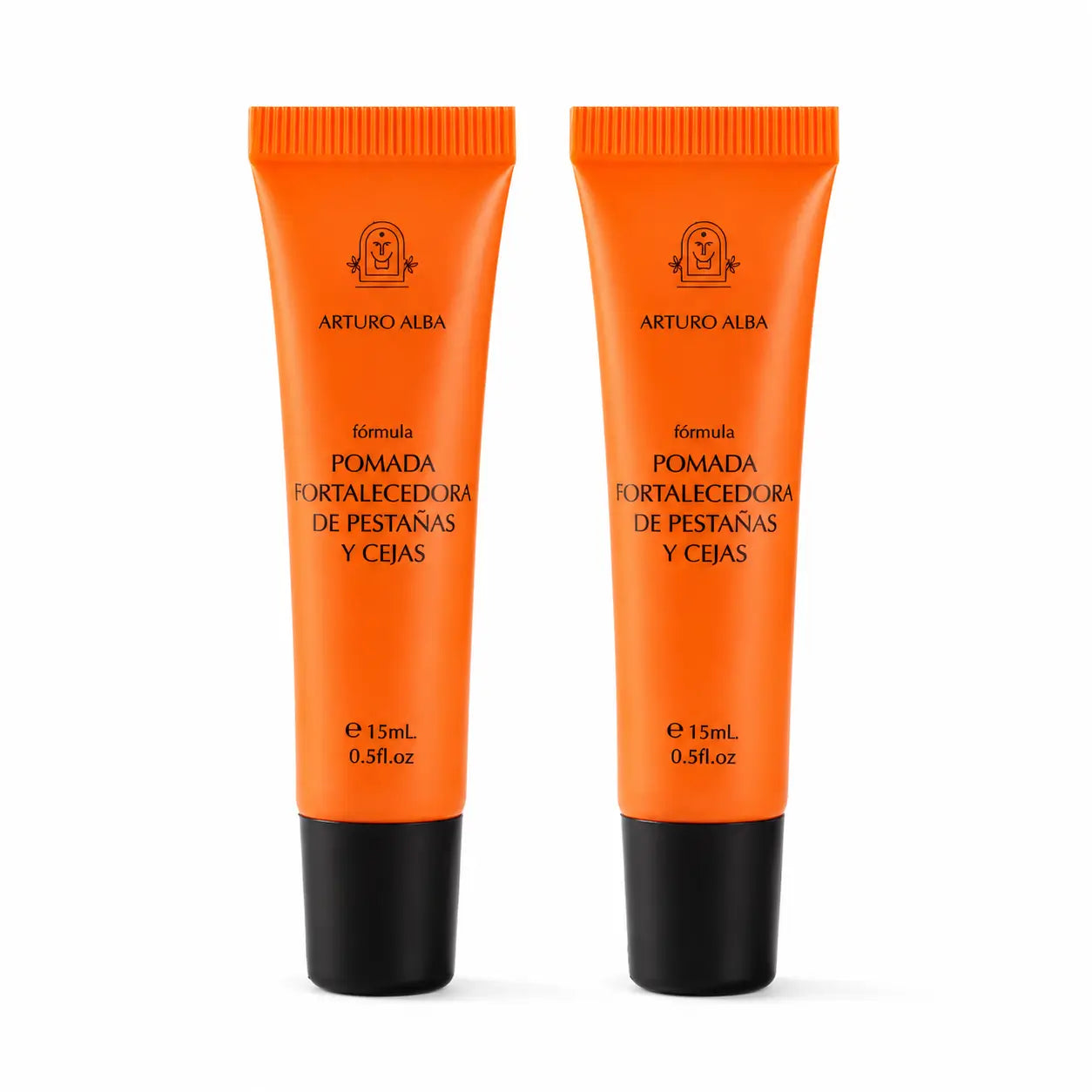 Arturo Alba Pomata rinforzante per ciglia e sopracciglia, 15 ml, confezione da 2