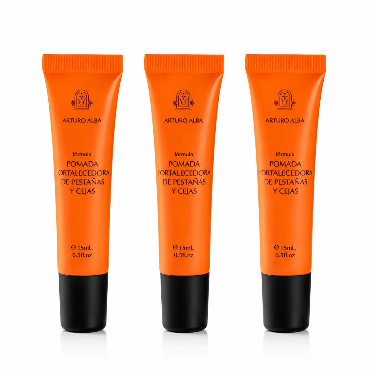 Arturo Alba Pomata rinforzante per ciglia e sopracciglia, 15 ml, confezione da 3