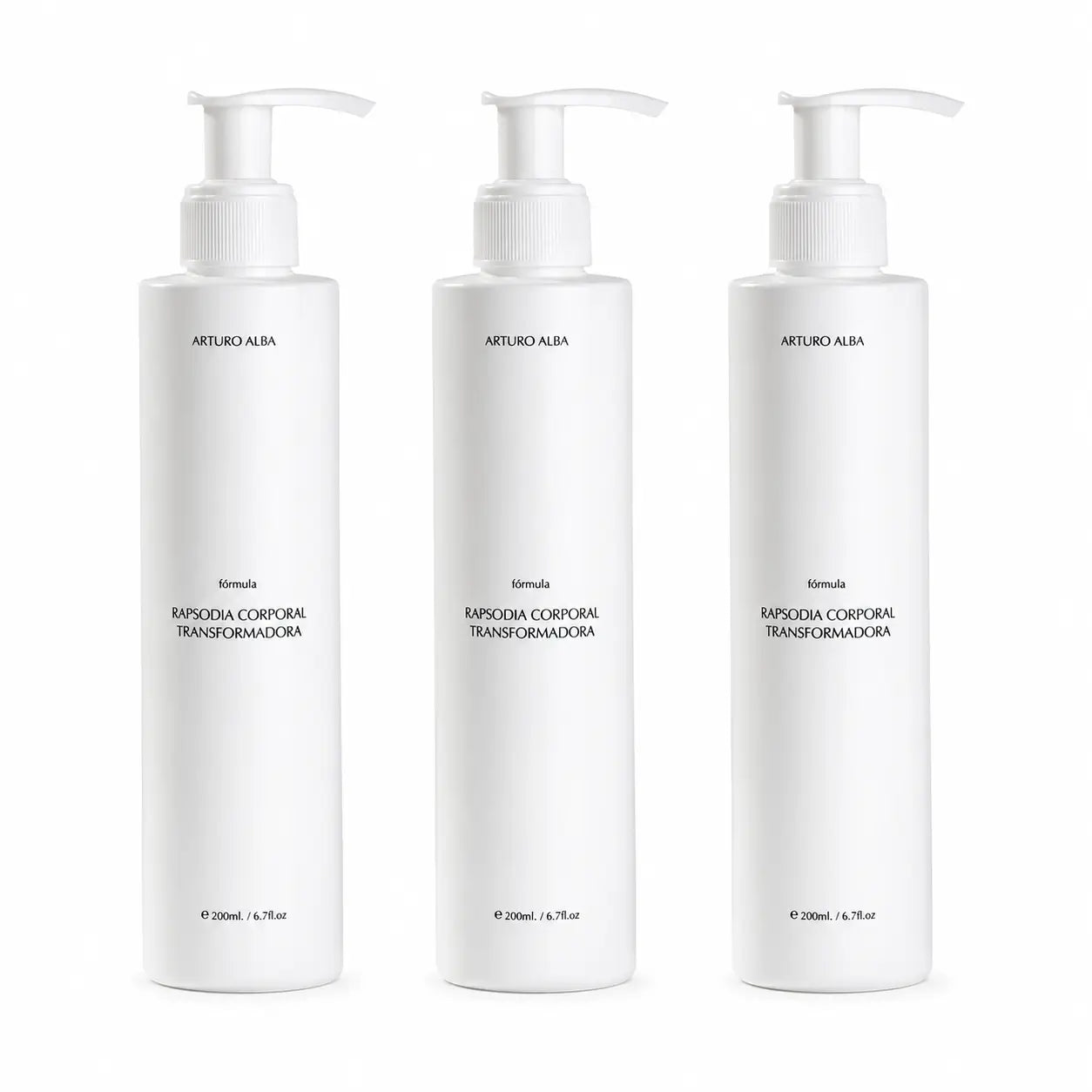 Arturo Alba Rapsodia Corporal Rigenerante, 200 ml, confezione da 3
