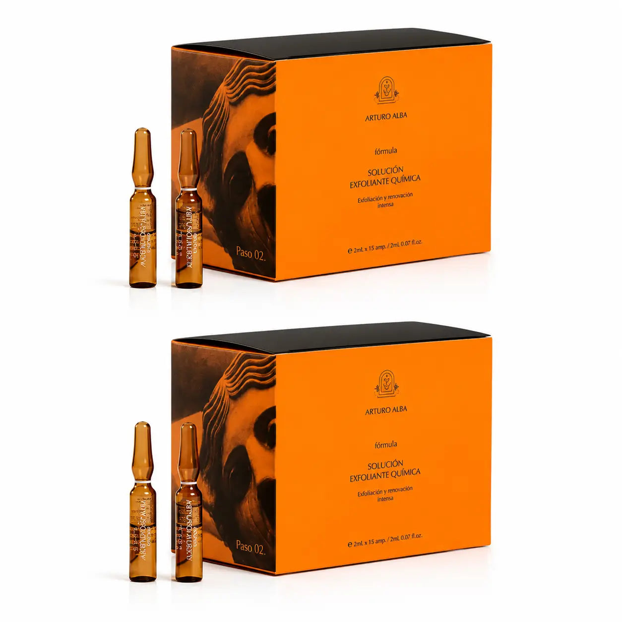 Arturo Alba Soluzione esfoliante chimica, 20 fiale da 150 ml, confezione da 3