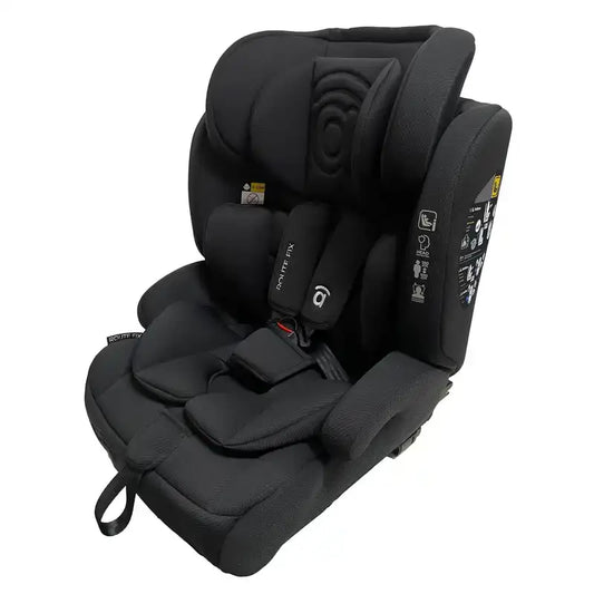 Seggiolino auto Asalvo 76-150 cm Route Fix Nero C/Isofix