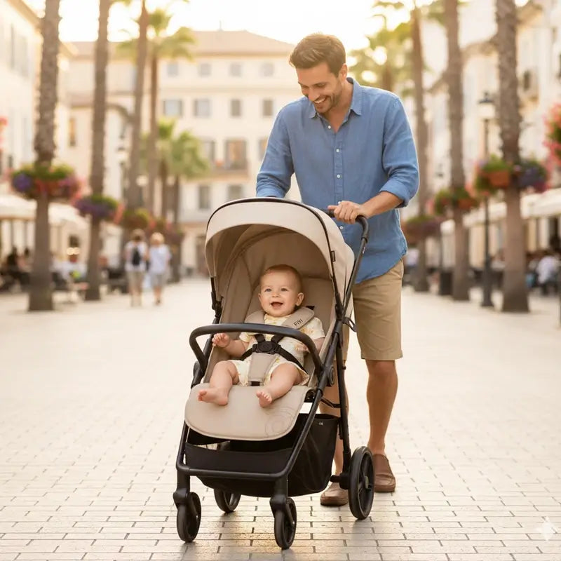 Passeggino Asalvo Fiyi Beige