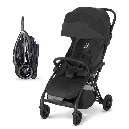 Passeggino Asalvo Plis Plas Nero con telaio nero