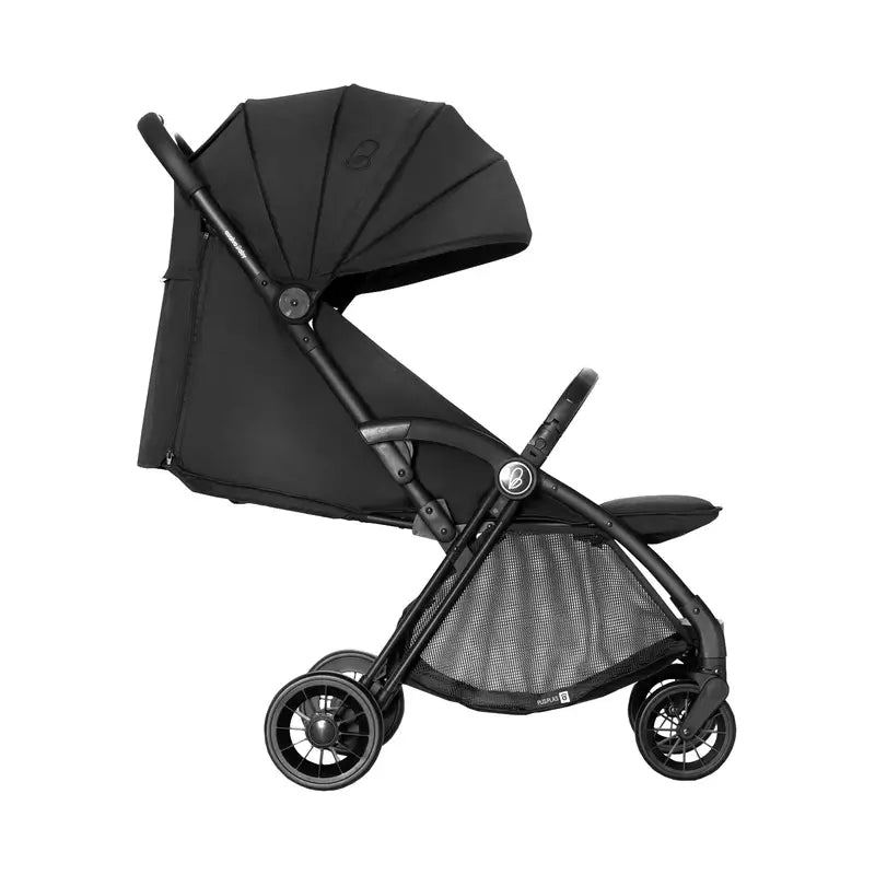 Passeggino Asalvo Plis Plas Nero con telaio nero