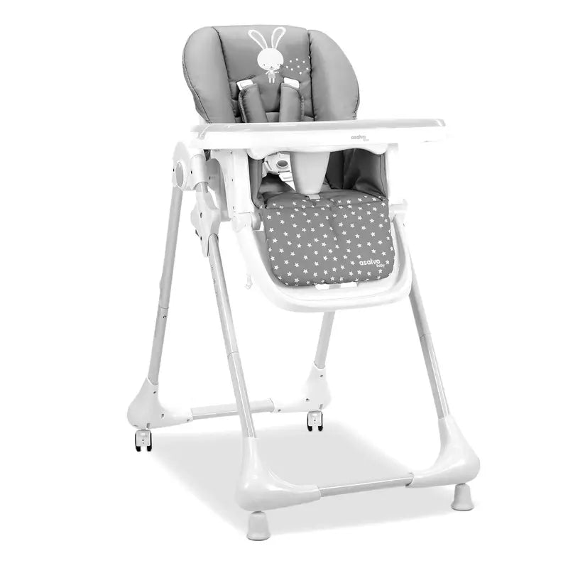 Seggiolone Asalvo con ruote Bunny Grigio