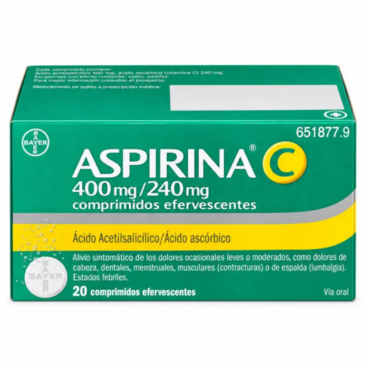 Aspirina C, 20 compresse effervescenti
