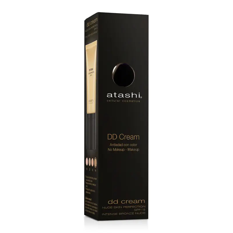 Atashi Dd Crema Idratante Con Colore Spf 15 - Tonalità Bronzo Intenso