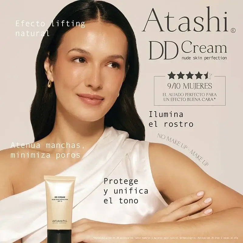 Atashi Dd Idratante Con Colore Spf 15 - Tono Medio
