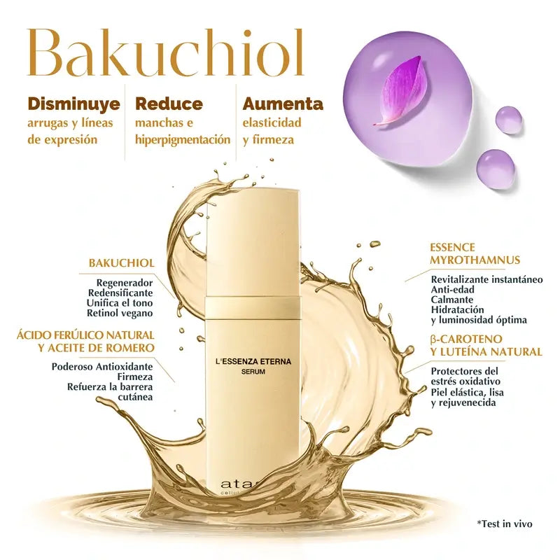 Atashi L'Essenza Eterna Siero Anti-Età Bakuchiol Ferulic 30Ml