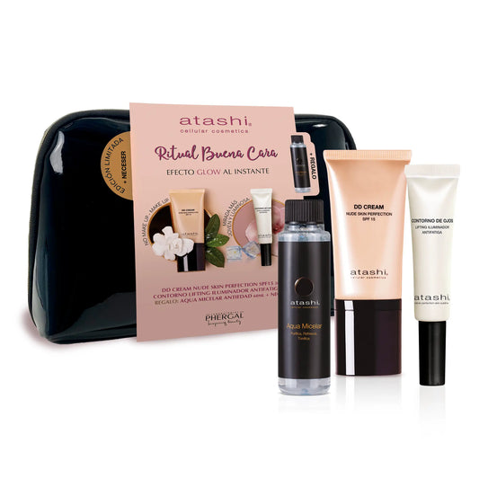 Scatola da toilette Good Face Ritual Dd Cream Contorno Occhi Illuminante Atashi