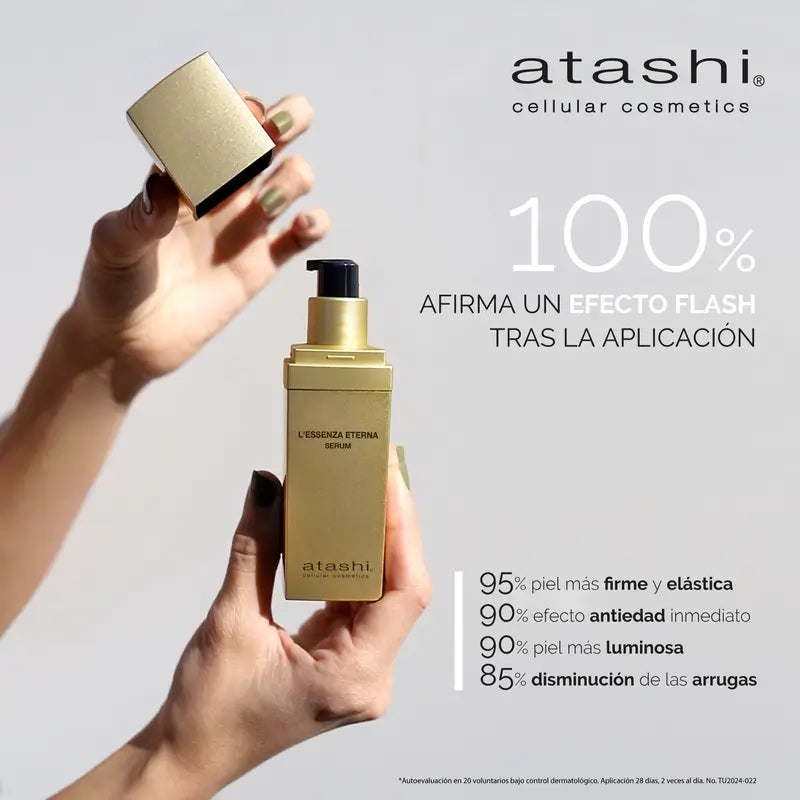 Atashi Ritual Eternal Youth Toilet Bag Siero Anti-Età Crema Idratante Ridensificante, 80 ml