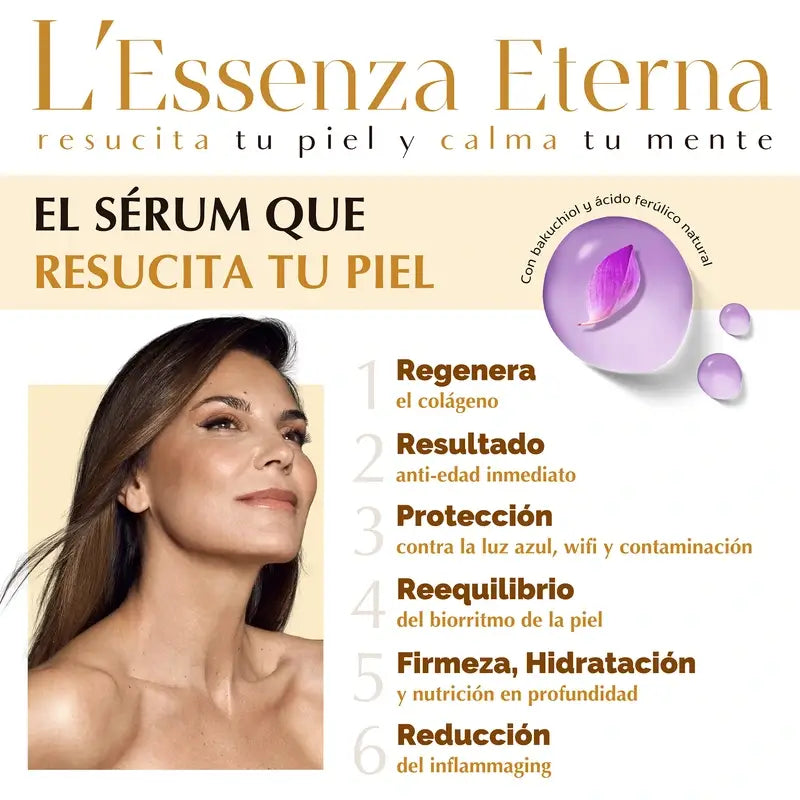 Atashi Ritual Eternal Youth Toilet Bag Siero Anti-Età Crema Idratante Ridensificante, 80 ml