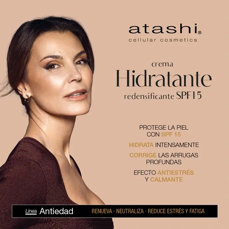 Atashi Ritual Eternal Youth Toilet Bag Siero Anti-Età Crema Idratante Ridensificante, 80 ml