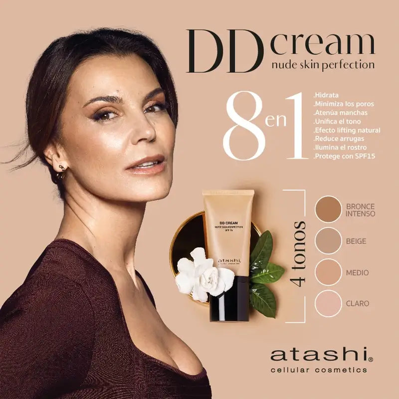 Atashi Ritual New Beauty Toiletry Bag Crema Flash Effect Anti-Ageing Serum Dd, 80 ml