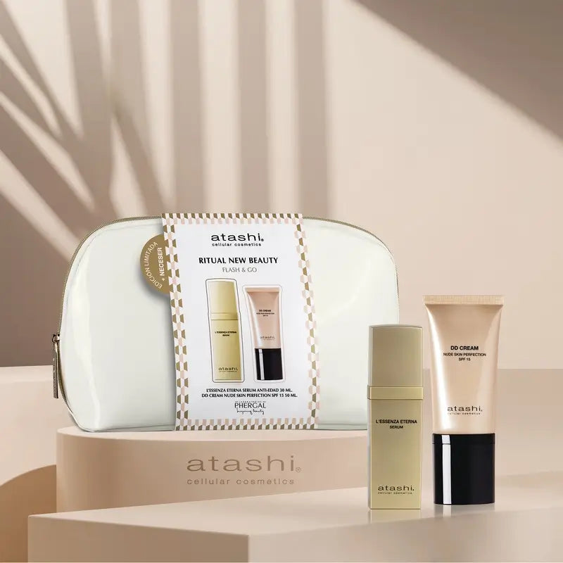 Atashi Ritual New Beauty Toiletry Bag Crema Flash Effect Anti-Ageing Serum Dd, 80 ml
