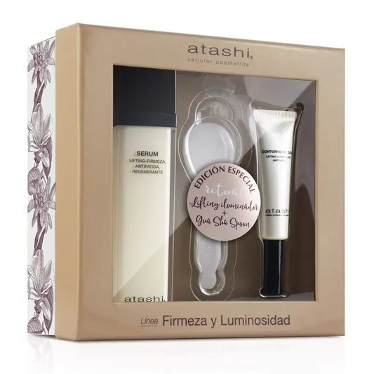 Atashi Siero rassodante e illuminante Lifting + Brightening Eye Contour Box