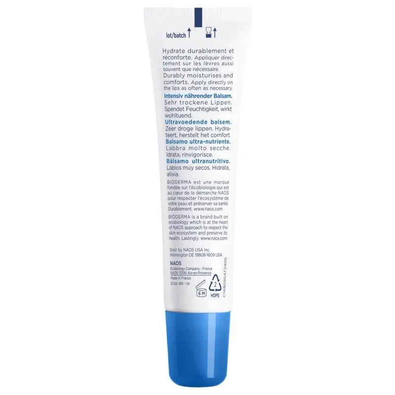 BIODERMA Atoderm Balsamo labbra 15 ml