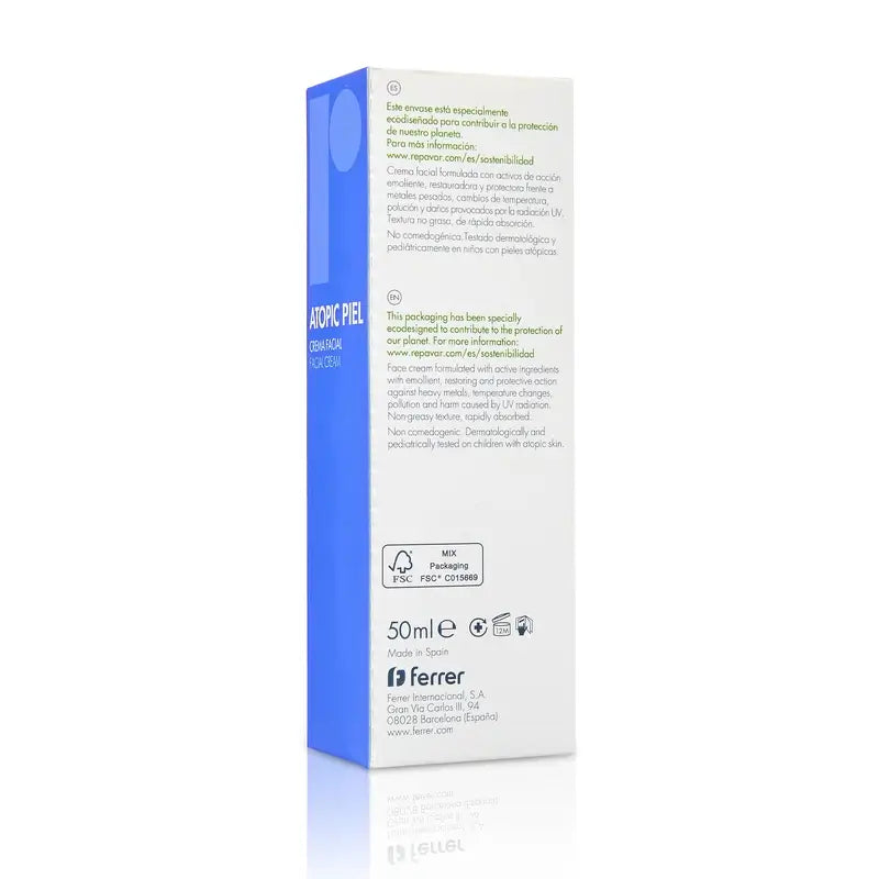 Repavar Crema viso pelle atopica 50 ml