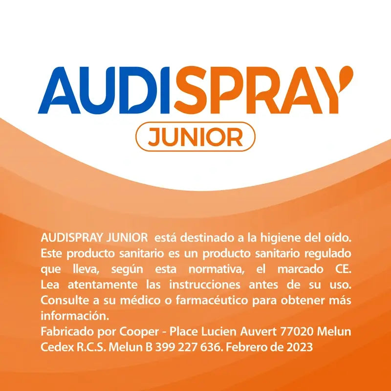 Audispray Junior Soluzione per la pulizia delle orecchie 15 ml