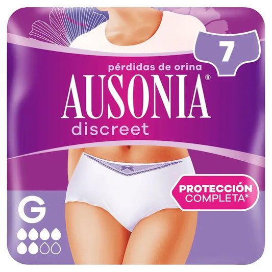 Ausonia Discreet Normal Incontinence Slip Taglia L, 7 Slip