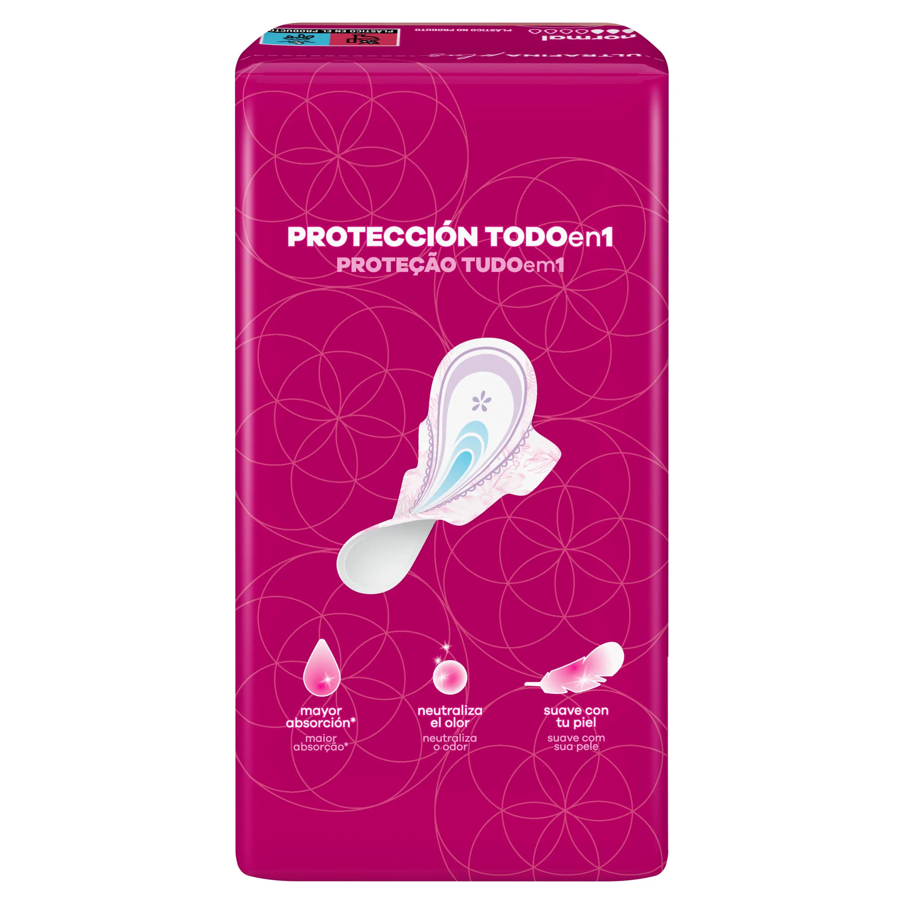 Ausonia Pads con ali ultrafini più normali , 16 unità
