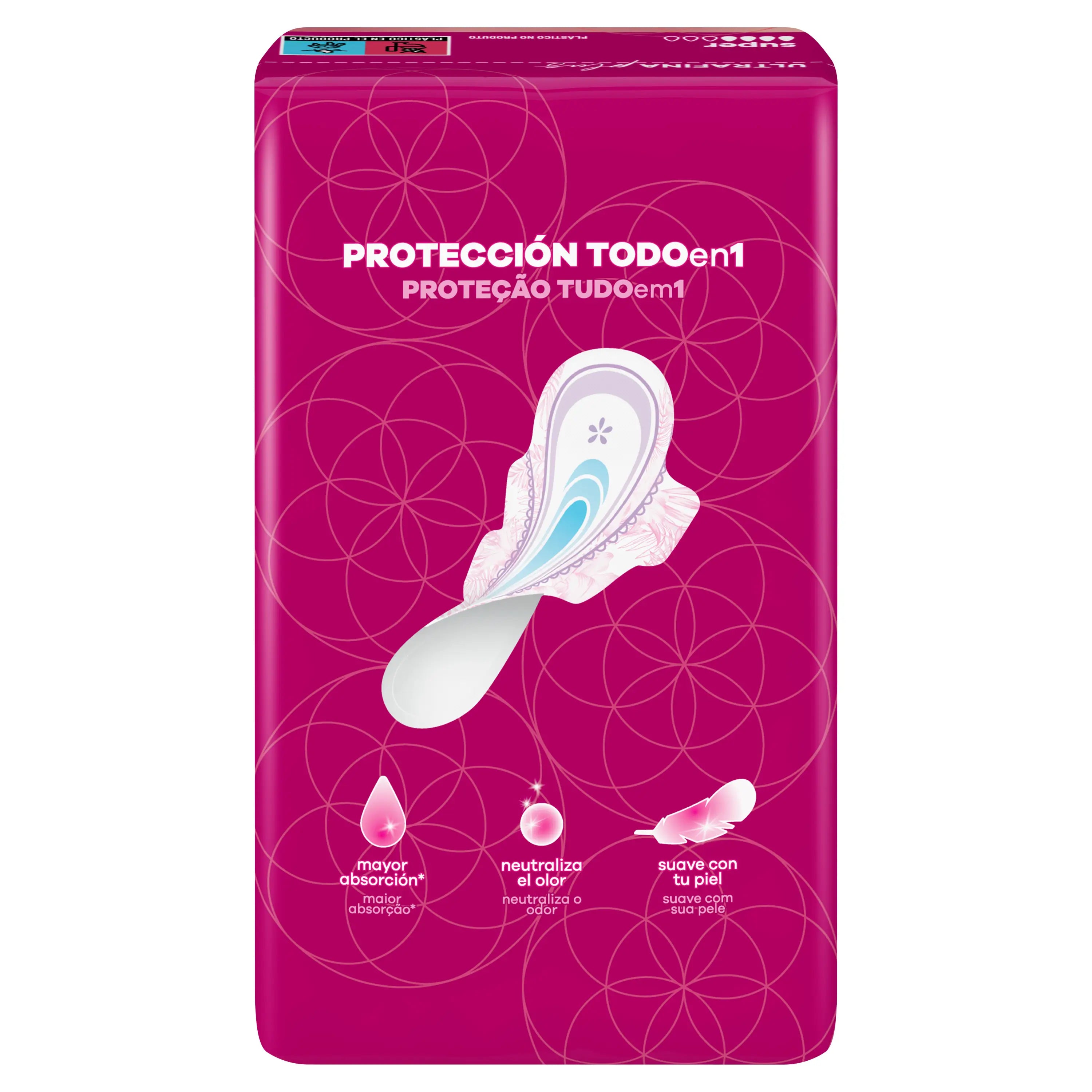 Ausonia Pads con ali ultrafini Plus Super , 14 unità