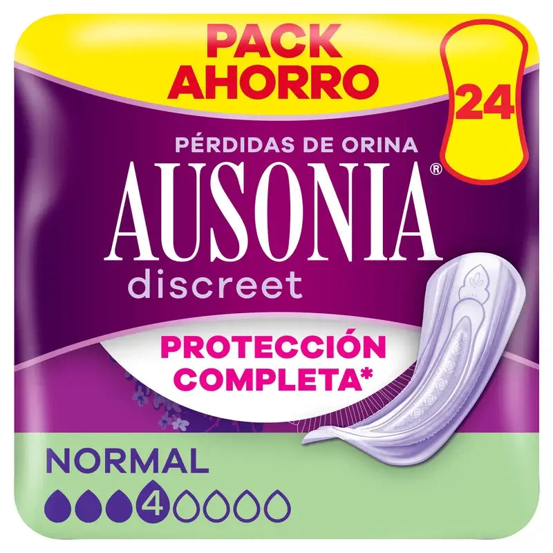 Ausonia Discreet Normal assorbenti per perdite di urina, 24 unità