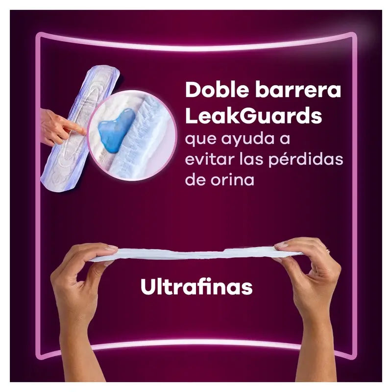 Ausonia Discreet Maxi assorbenti notturni per la perdita di urina, 12 unità