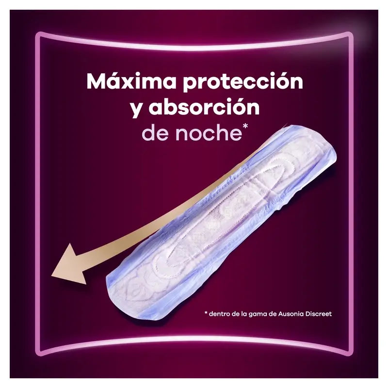 Ausonia Discreet Maxi assorbenti notturni per la perdita di urina, 12 unità